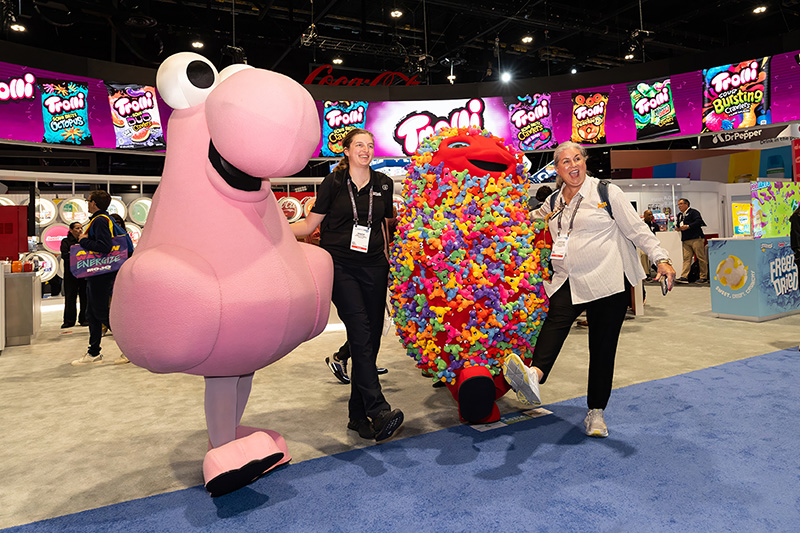 Expo floor Nerd characters